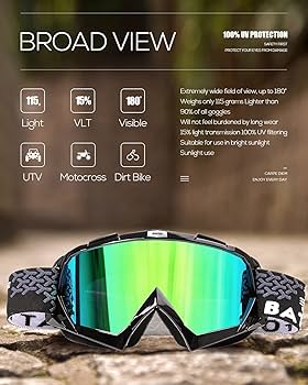 GOK　bazu Amazon.com: BATFOX Dirt Bike ATV Goggles Motorcycle Gear